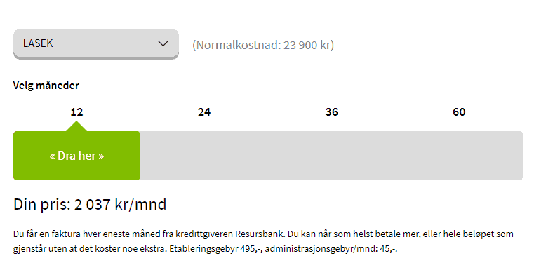 Finansiering gjennom yeklinikken